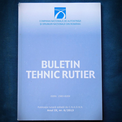 BULETIN TEHNIC RUTIER - NR. 6 / 2013 foto