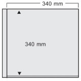 Folii Carti Postale pentru Maxi Album cu buzunar de 340 x 340 mm Bej