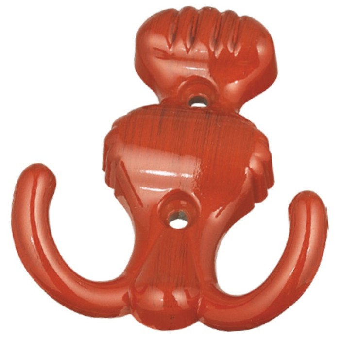 Cuier din plastic, H 85 mm, 3105-07, alun