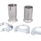 Set conector teava esapament cu coliere 48 mm