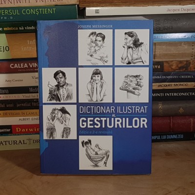 JOSEPH MESSINGER - DICTIONAR ILUSTRAT AL GESTURILOR , EDITIA A 2-A,REVIZUITA , 2013 # foto