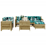 Set canapea de gradina, 7 piese, lemn de pin tratat GartenMobel Dekor, vidaXL