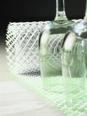 Plasa alba bar, 500x61 cm (dripmatte)