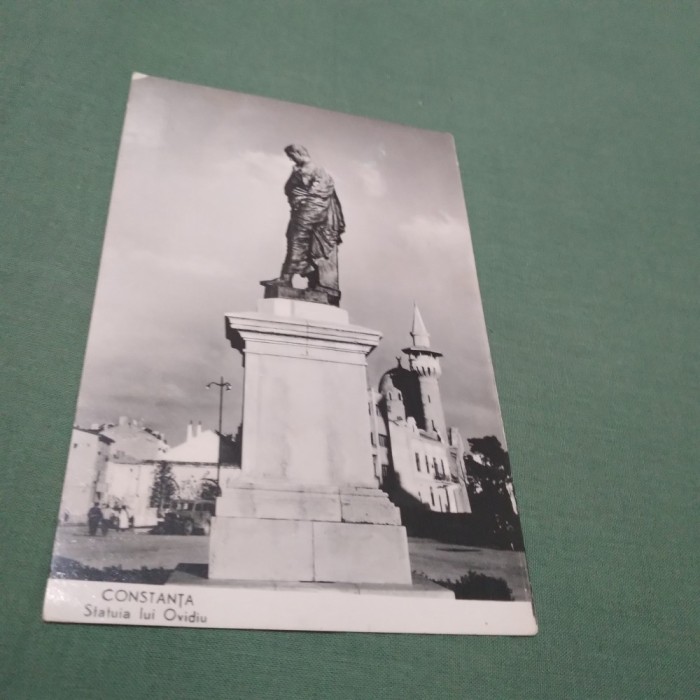 CARTE POSTALA CONSTANTA -STATUIA LUI OVIDIU CIRCULATA