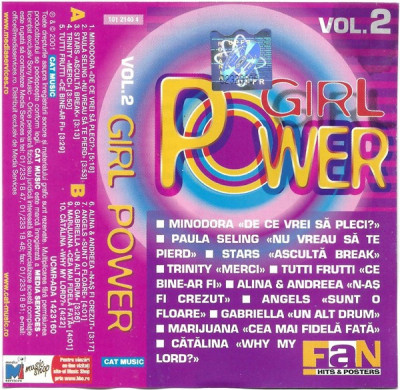 Casetă audio Girl Power Vol. 2, originală foto