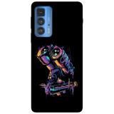 Husa compatibila cu Motorola Moto G71 5G model the last robot walled e, Silicon, TPU, Viceversa, Transparent, Carcasa