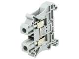Conector Șine 0,2-6mm&sup2; 2 Borne Gri 8,2mm