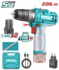 TOTAL - MASINA DE GAURIT CU ACUMULATOR 12V/LED LI-ION (2 ACUMULATORI 1.5Ah) PowerTool TopQuality