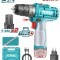 TOTAL - MASINA DE GAURIT CU ACUMULATOR 12V/LED LI-ION (2 ACUMULATORI 1.5Ah) PowerTool TopQuality