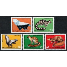 Bulgaria 1985 Mi 3333/37 MNH - Fauna, animale de prada 27-3