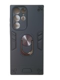 Husa antisoc Hybrid Armour cu inel Samsung S22 Ultra 5G Negru