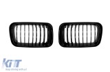 Racitoare tip M3 cu nervuri simple lac negru potrivite pentru BMW Seria 3 E36 sedan, break, coupe, cabrio, compact 1991-1996 Performance AutoTuning
