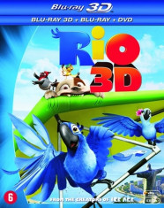 RIO pachet 3 discuri BR 3D, Blu Ray si DVD colectionari foto