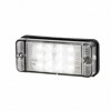 Lampa Marsarier LED 12V 24V, 12 LED-uri, 107x47mm, Prindere 2 Suruburi, Omologare E20, Lampa Mers Inapoi Auto Universală
