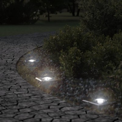 vidaXL Lampă exterioară de sol, pătrat, negru, 10,5x10,5 cm, aluminiu foto