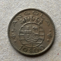 x317 Angola 10 escudos 1969 foto