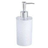 Dozator Săpun Lichid, Model Celular, Plastic, Culoare Albă, Capacitate 300 ml, Oem
