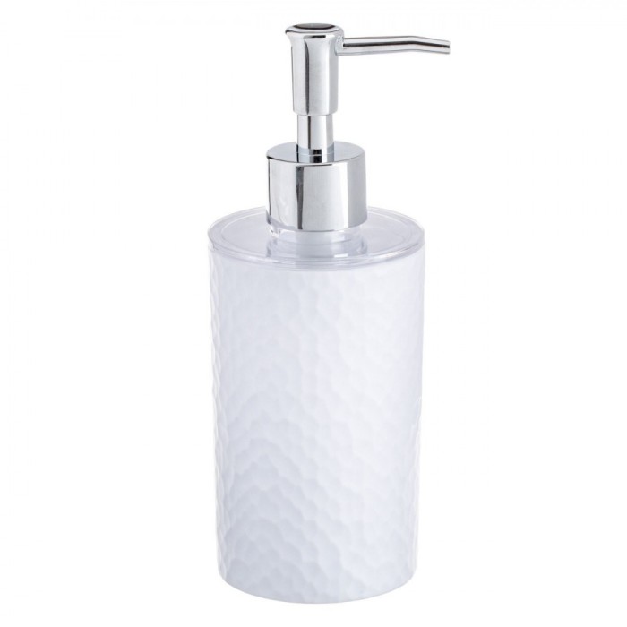 Dozator Săpun Lichid, Model Celular, Plastic, Culoare Albă, Capacitate 300 ml