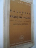 Baladele lui Francois Villon , 1940 - Francois Villon