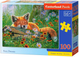 Puzzle 100 piese Foxy Dreams, castorland