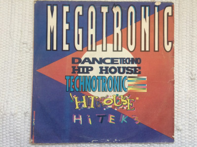 megatronic 1992 disc vinyl lp selectii muzica house euro dance pop russian disc foto