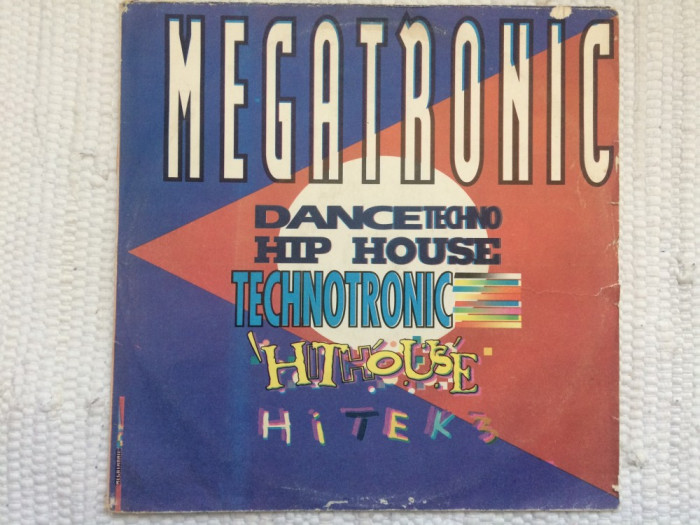 megatronic 1992 disc vinyl lp selectii muzica house euro dance pop russian disc