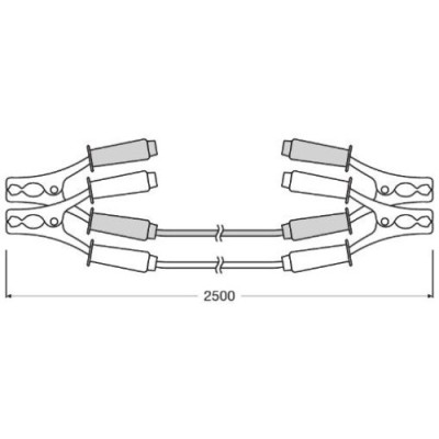 Osram cabluri ajutor start Starter Cable 150A foto