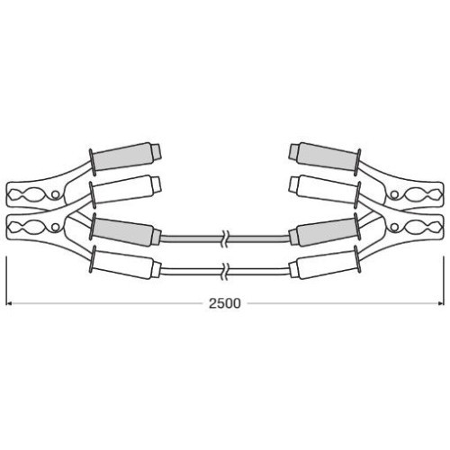 Osram cabluri ajutor start Starter Cable 150A