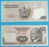 Turcia 50 Lirasi 1976 &#039;Fantana de marmura&#039; UNC serie: I49 479664 p188