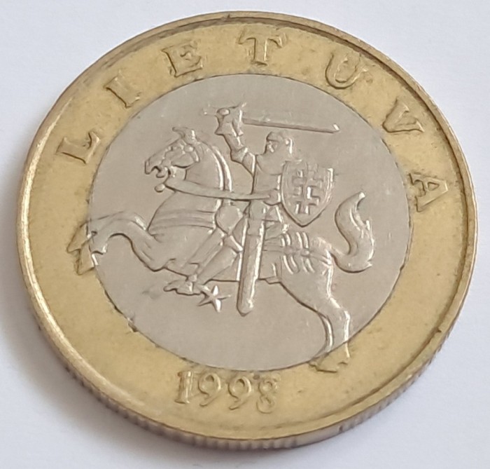 Lituania, 2 Litai 1998