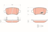 TRW GDB1515 COTEC set placute frana,frana disc