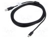 Cablu USB 2.0 A la USB-C Lanberg, Mufă Aurită, 3m, Negru