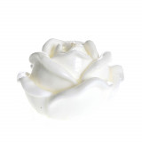 Lumanare decorativa trandafir alb