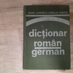 Dictionar roman-german de Jean Livescu,Emilia Savin