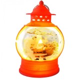 Felinar Decorativ Craciun cu LED, 9x12.5cm, Plastic, Baterii Incluse, Ornamente Brad, Idei, Diverse Modele
