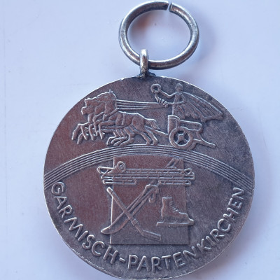 Germania Nazista medalie Olimpiada 1936 de iarna Garmisch -Partenkirchen foto