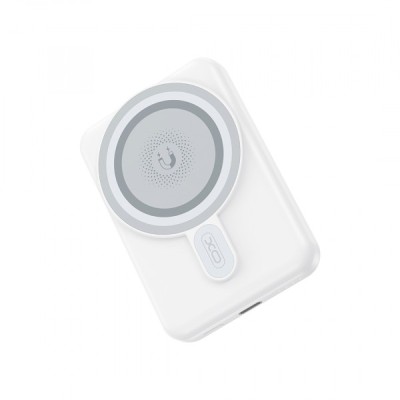 Baterie Externa Wireless XO Design PR264, 10000mAh, 20W, PD + QI, 1 x USB-C, Alba foto