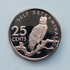 GUYANA - 25 Cents 1976 - Harpy - PROOF foto