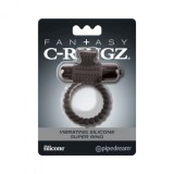 Cumpara ieftin Inel Penis Vibrating Silicone Super Ring, Negru, Fetish Fantasy