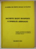 DOCUMENTE RECENT DESCOPERITE SI INFORMATII ARHEOLOGICE , MATERIAL IN SPRIJINUL CADRELOR DIDACTICE ...1984