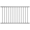 VidaXL Panou de gard, negru, 1,7 x 1 m, oțel vopsit electrostatic