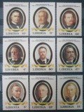 Liberia 1982, personalitati, presedinti SUA, serie completa MNH