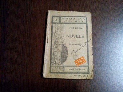 LEONID ANDREIEW - Nuvele - Biblioteca &amp;quot;Minerva&amp;quot; No. 3, F.An, 87 p. foto