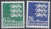 C5163 - Danemarca 1986 - Uzuale 2v. nestampilat MNH