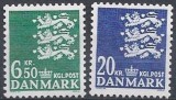 C5163 - Danemarca 1986 - Uzuale 2v. nestampilat MNH