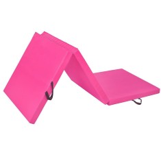 Saltea fitness groasa pentru antrenamente gimnastica, pliabila, 180x60x5cm, roz Household NewTrend