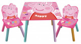 Set masuta si 2 scaunele Peppa Pig