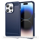 Husa pentru Apple iPhone 17 Pro, Techsuit, Carbon, Albastra
