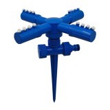 Cumpara ieftin Aspersor Rotativ Automatic 360 Grade, 4 Brate, 16 Duze Pulverizare MD903, Sisteme Irigatii Gradina, Albastru