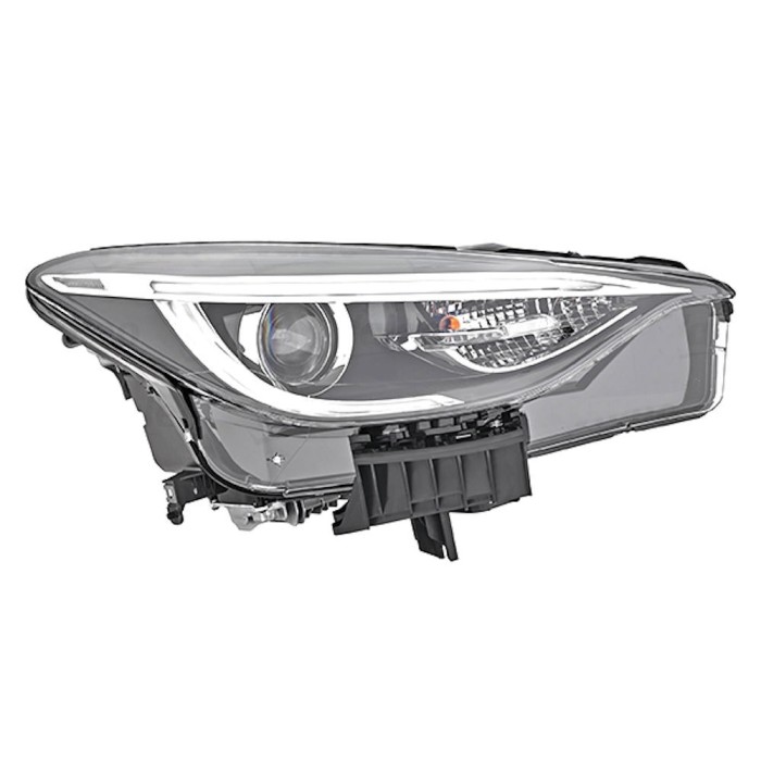 Far Infiniti Q30; dreapta, halogen, ECE, ajustare electrica, fara unitate control LED, bec H9, 260105DA0A, 2605DA0A, 260105DA0C, 2605DA0C, 2605DA0D,
